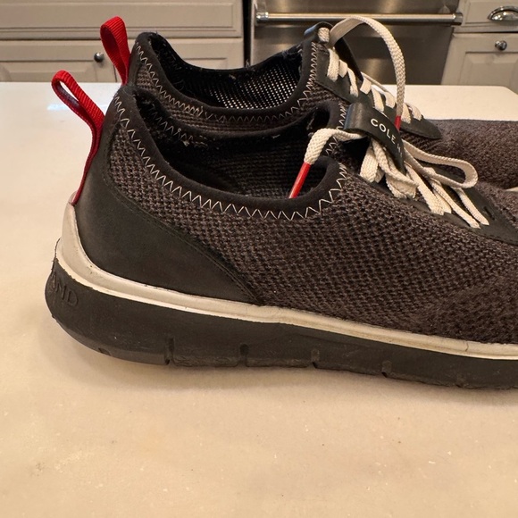 Cole Haan Generation Zerogrand Shoes Sneakers Mens Size 14 Gray Black Knit - Picture 3 of 14